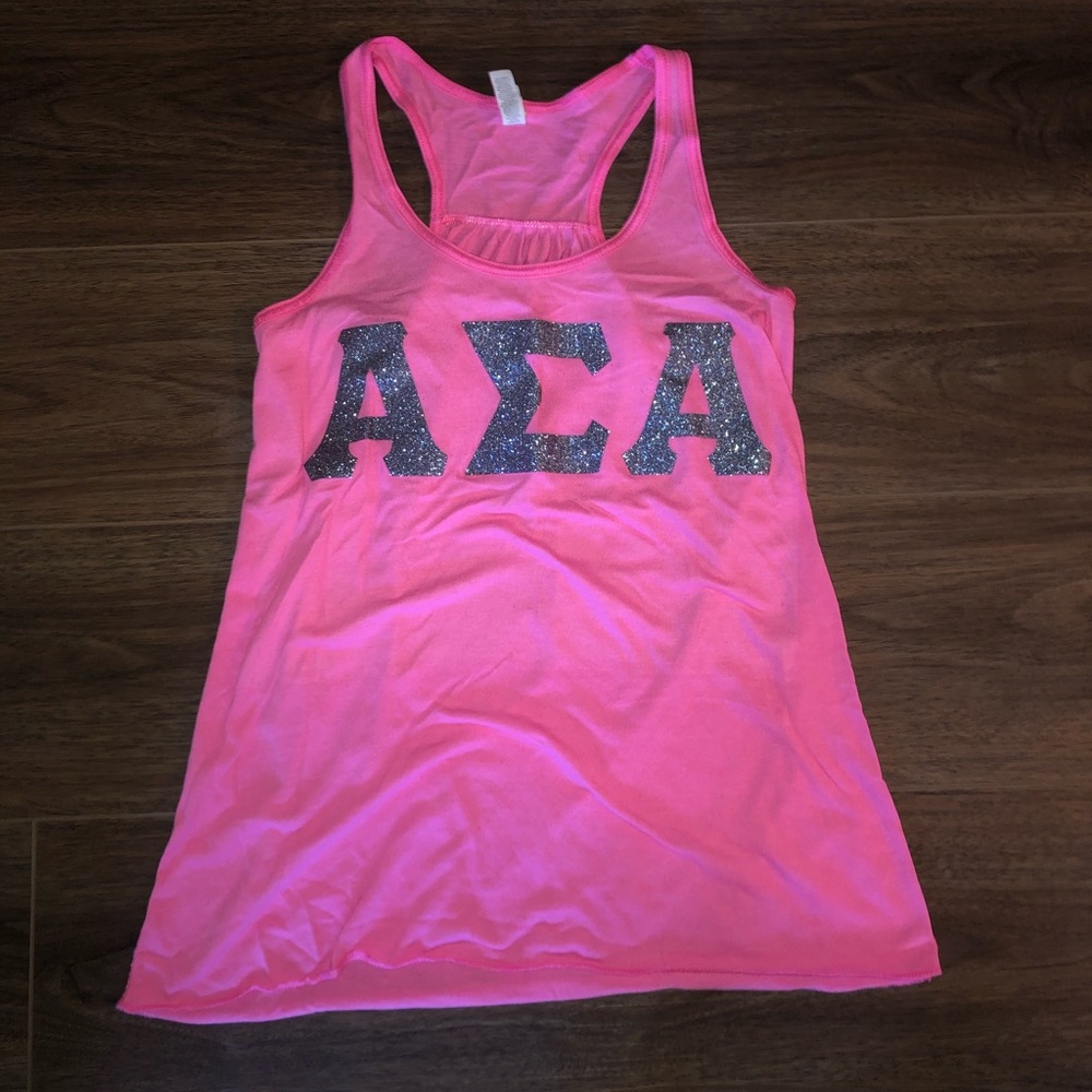 Alpha Sigma Alpha Letter Tank